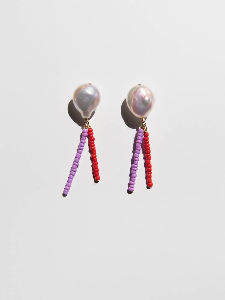Big Perlas earrings for wholesale by Norte
