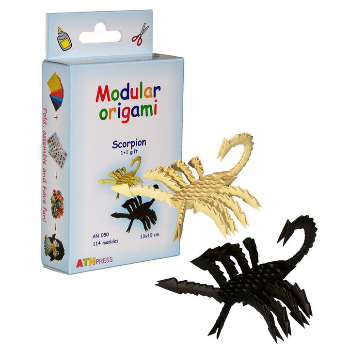 Doe-het-zelf Knutselpakket – 3D Modulaire Origami Set | Schorpioen voor wholesale door ATHobby Do It Yourself