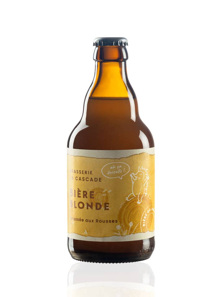Blonde Beer (Made in France - Jura) for wholesale by Brasserie La Cascade