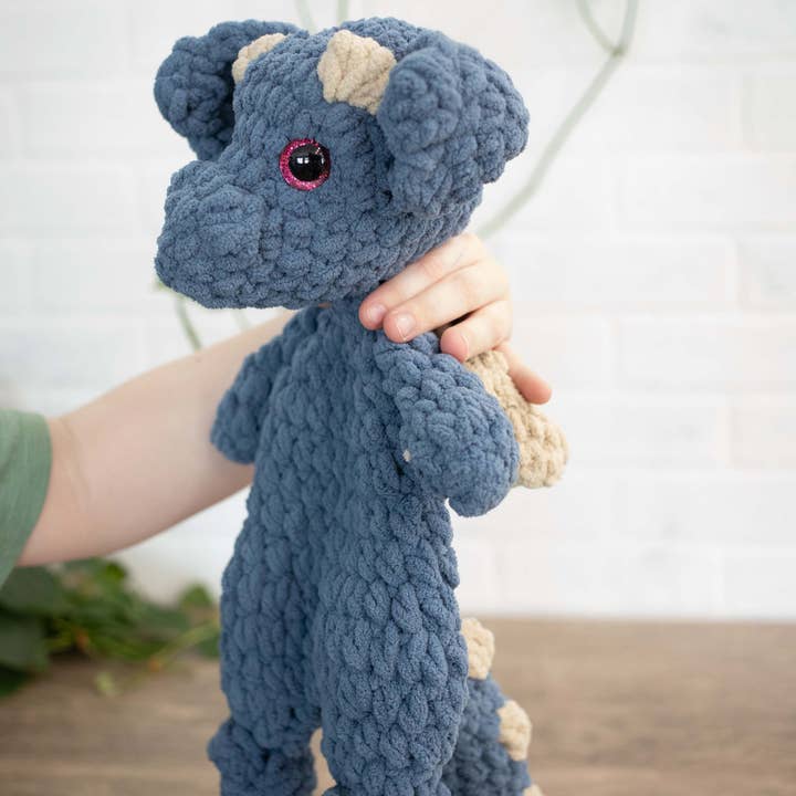 The McGarvey Workshop - Wholesale Stuffed/Plush Toy - Kids & Baby - Dragon Lovey, Crochet Stuffed Animal, Dragon Snuggler