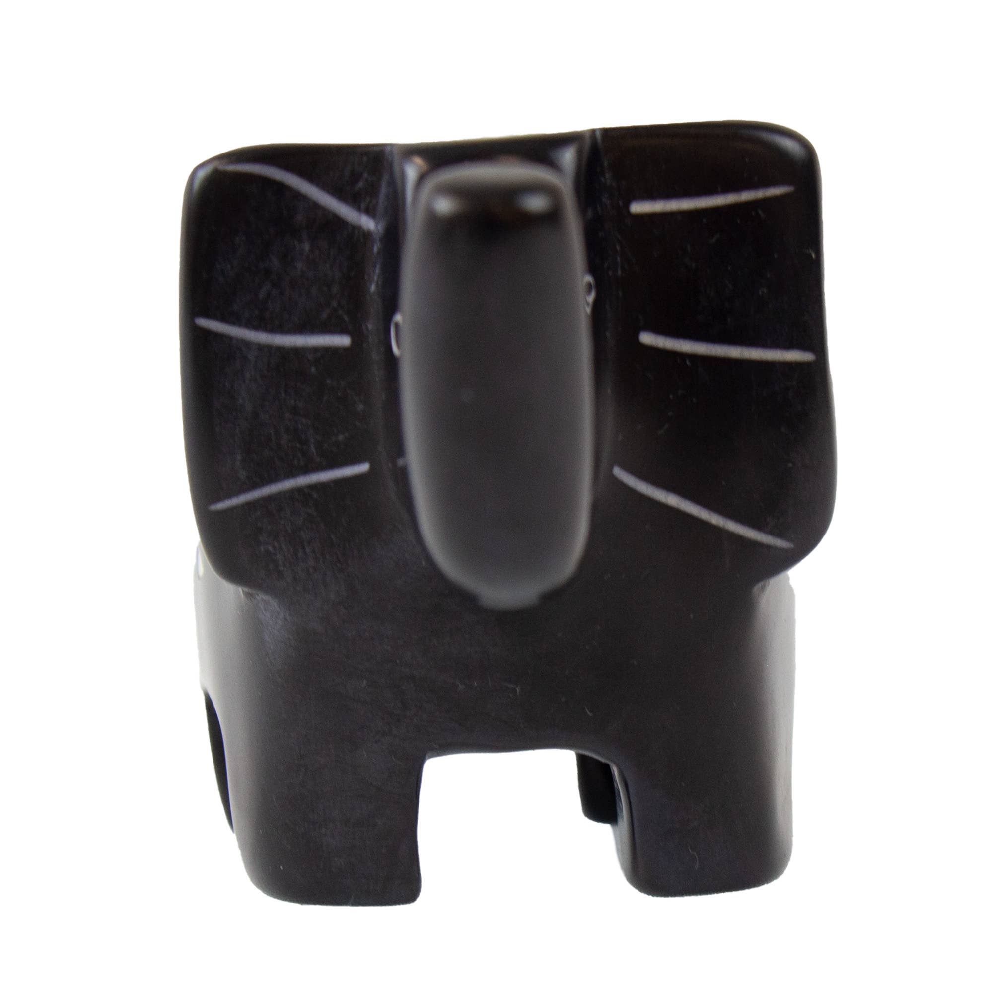 Global Crafts – Engroshandel Pyntefigur – Fedtsten elefanter Medium 2,5" - 3"11