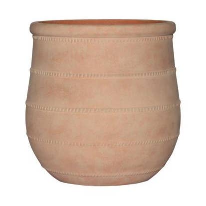 Nika L - Brick Orange - L20,47in x W20,47in x H20,47in for wholesale by Pottery Pots