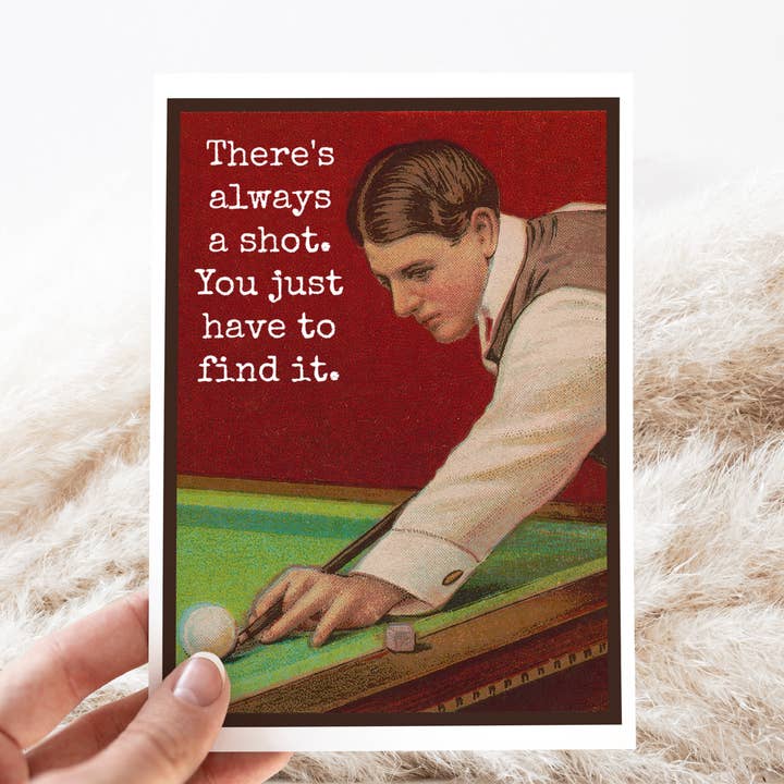 Biglietto d'auguri. C'è sempre una possibilità. Vintage. Incoraggiamento. per la vendita all'ingrosso da parte di Cheerful Whimsies