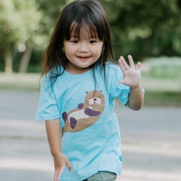 Otter Toddler and Kids Shirt for wholesale by Doodle Pants