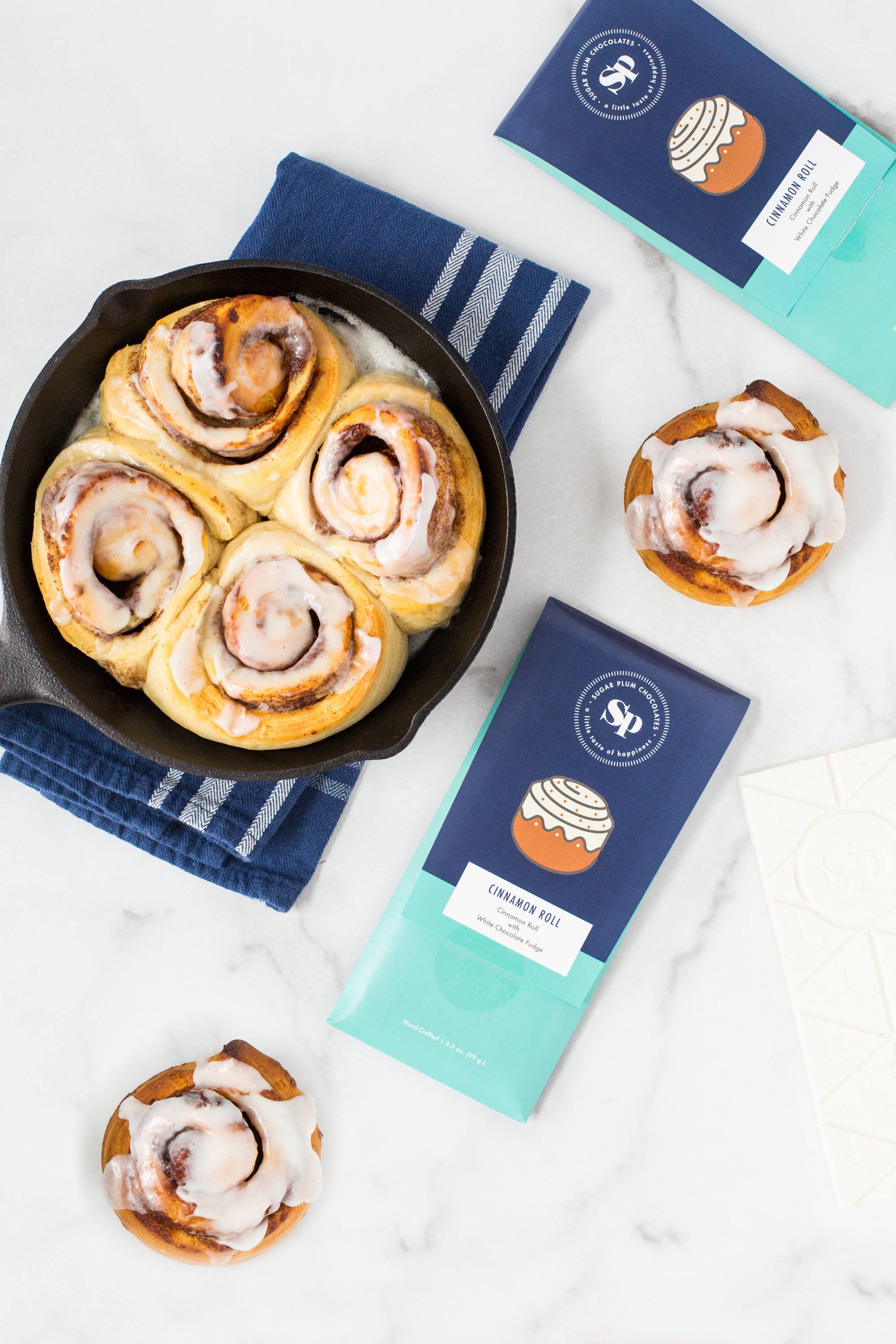 Sugar Plum Chocolates - Wholesale Chocolate Bar - Sugar Plum Chocolates Cinnamon Roll Candy Bar6