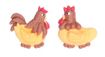 REMOVED BRAND - Wholesale Decorating Tool - Rooster & chicken (48 pieces)0