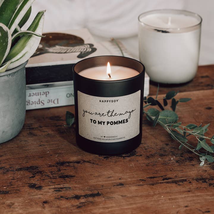 Happysoy - Wholesale Jar/Filled Candle - Scented candle - you are the mayo to my fries5