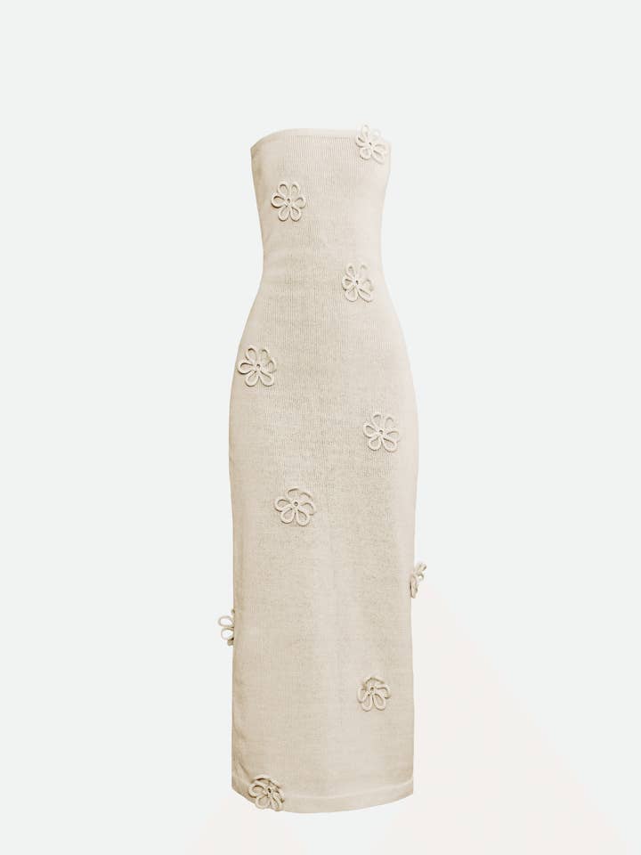 Flower midi tube dress for wholesale by Studio Selles