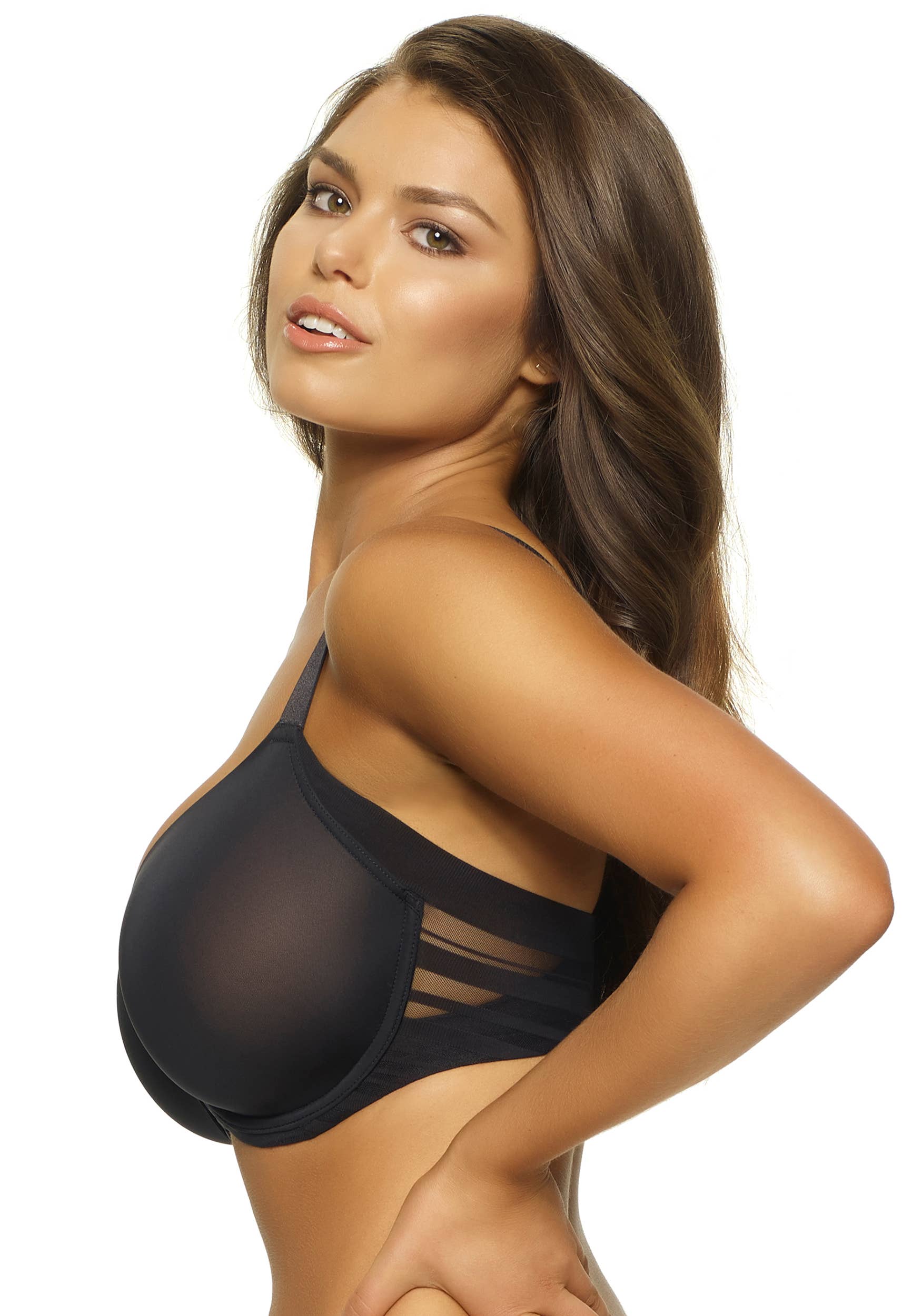 Marvelous Side Smoothing T-Shirt Bra - Black for wholesale on Faire1