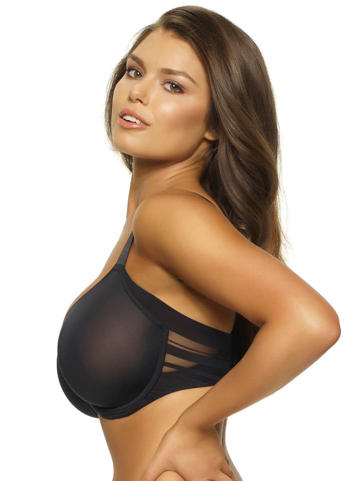 Marvelous Side Smoothing T-Shirt Bra - Black for wholesale on Faire1