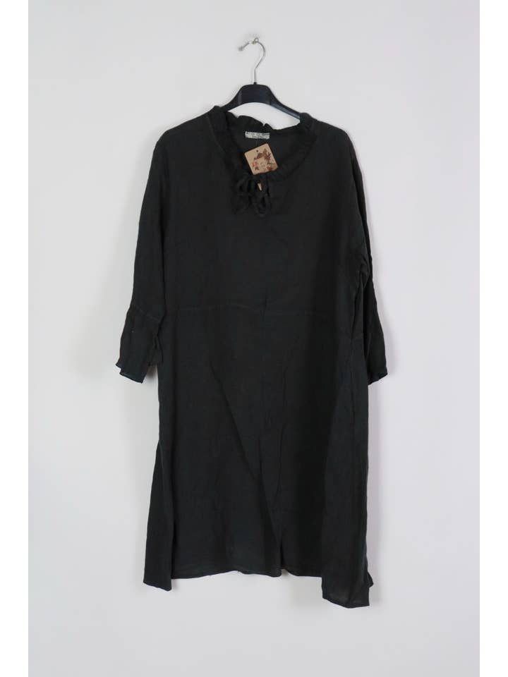 LÉA & LUC - Wholesale Dress - Women's - Short dress in 100% linen REF.1344