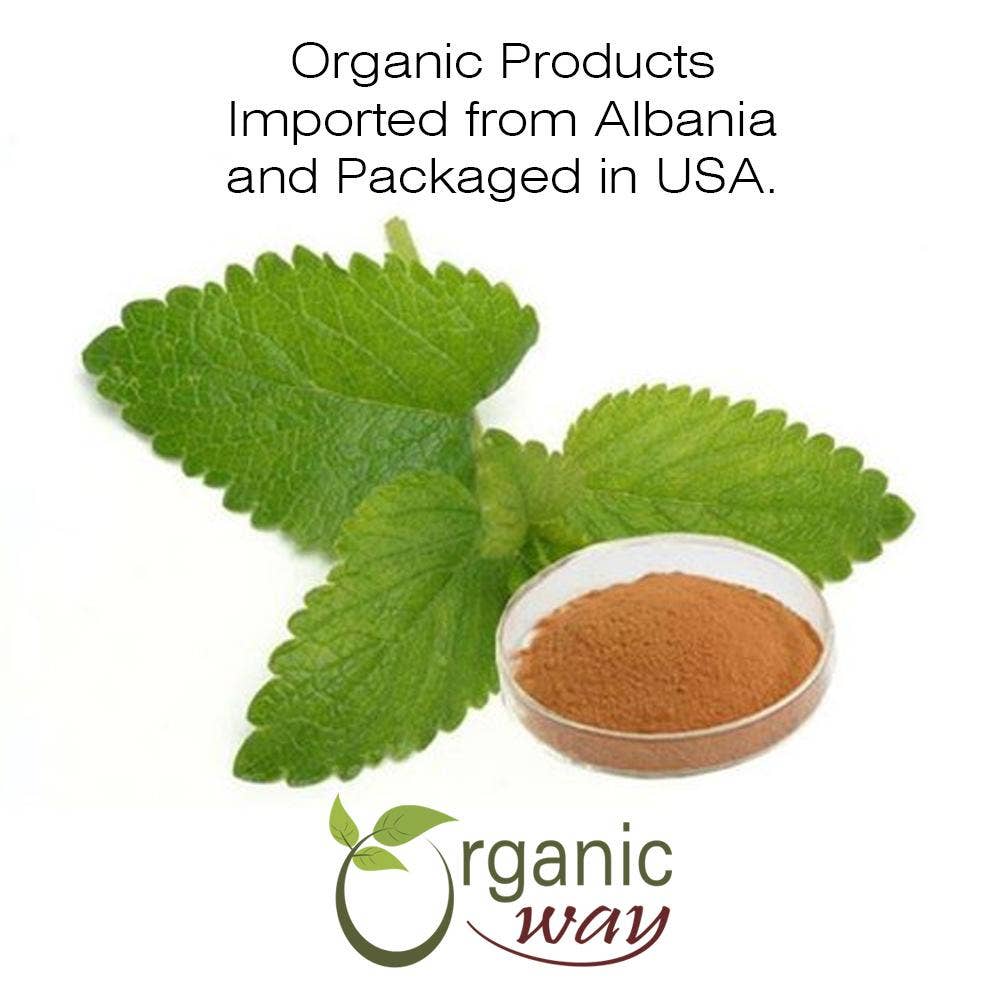 Organic Way LLC - Wholesale Herbs - Organic Lemon Balm Leaf (Cut & Sifted)3