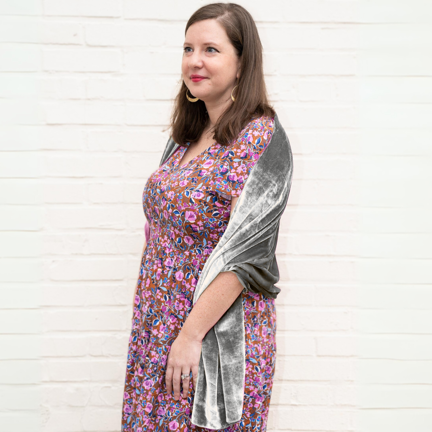 Dana Herbert - Vente Châle – femme - Châle en velours de soie14