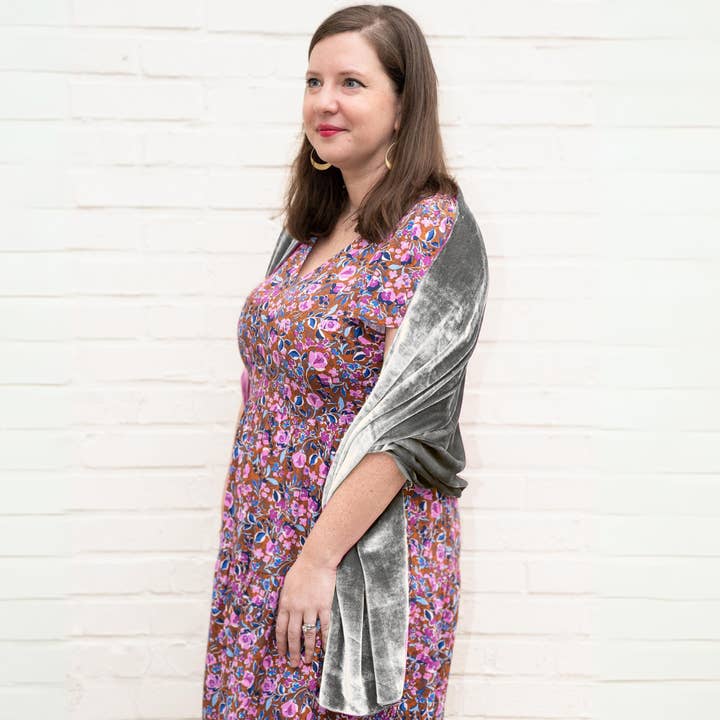 Dana Herbert - Wholesale Wrap - Women's - Silk Velvet Shawl Wrap13