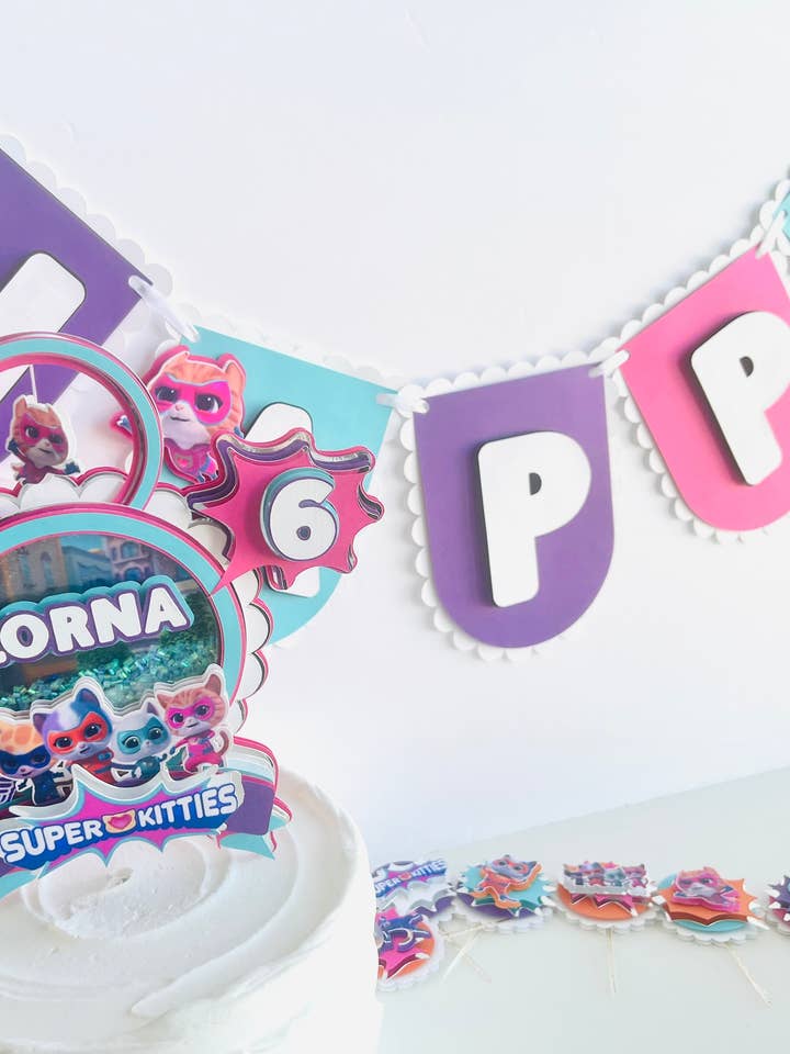 Bannière Super Kitties pour la vente par Scarlet Paperie