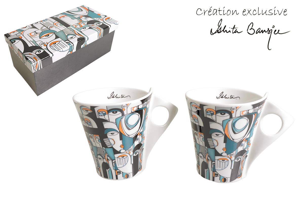 Socadis – Großhandel Kaffeebecher – AU6005 - Set 2 Tassen 300ml - Ishita B.0