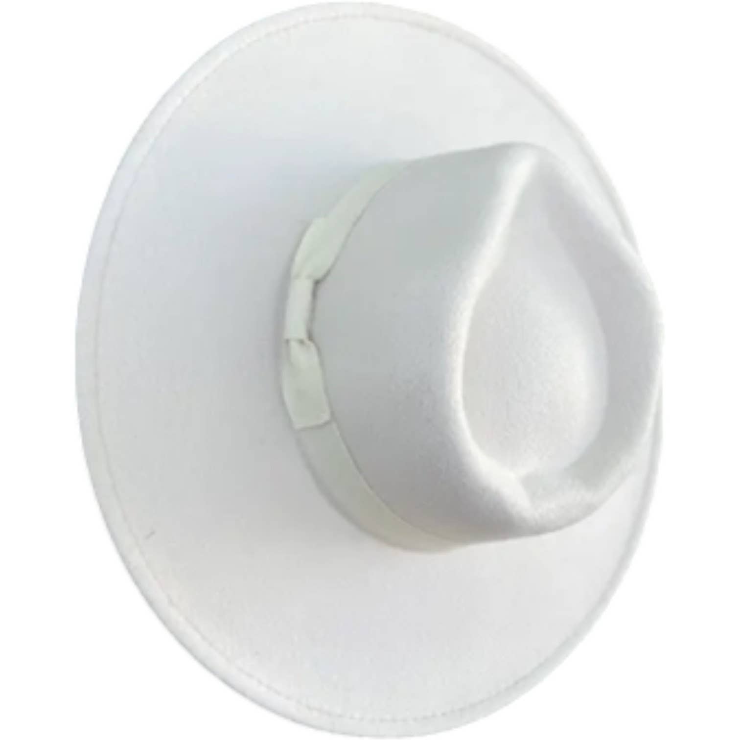 Portia Hat - Wholesale Fedora - Women's - Vegan Felt Rancher Hat with Grosgrain Bow6