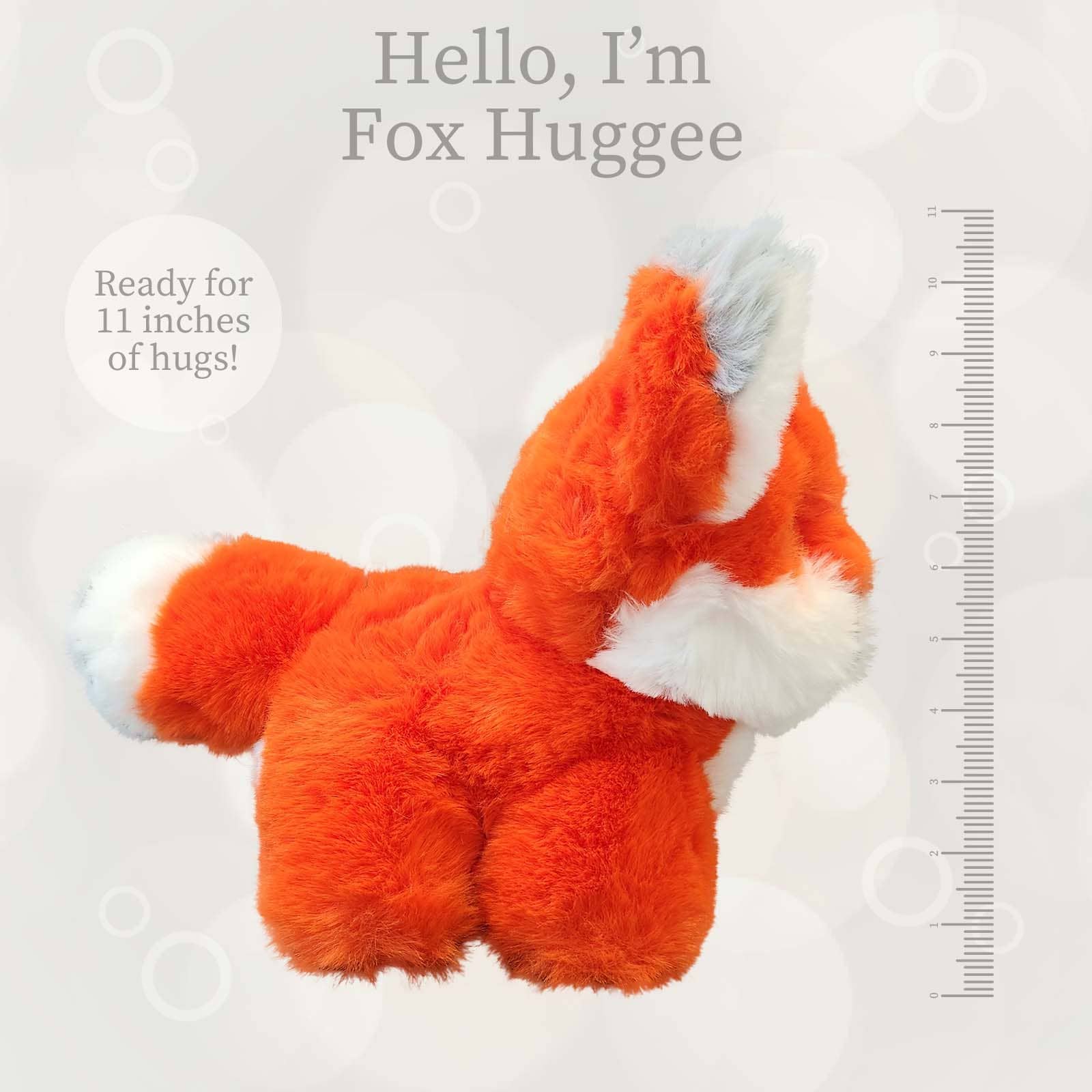 Beverly Hills Teddy Bear Company - Wholesale Stuffed/Plush Toy - Kids & Baby - World's Softest 11 inch - Red Baby Fox Plush Toy for Kids3