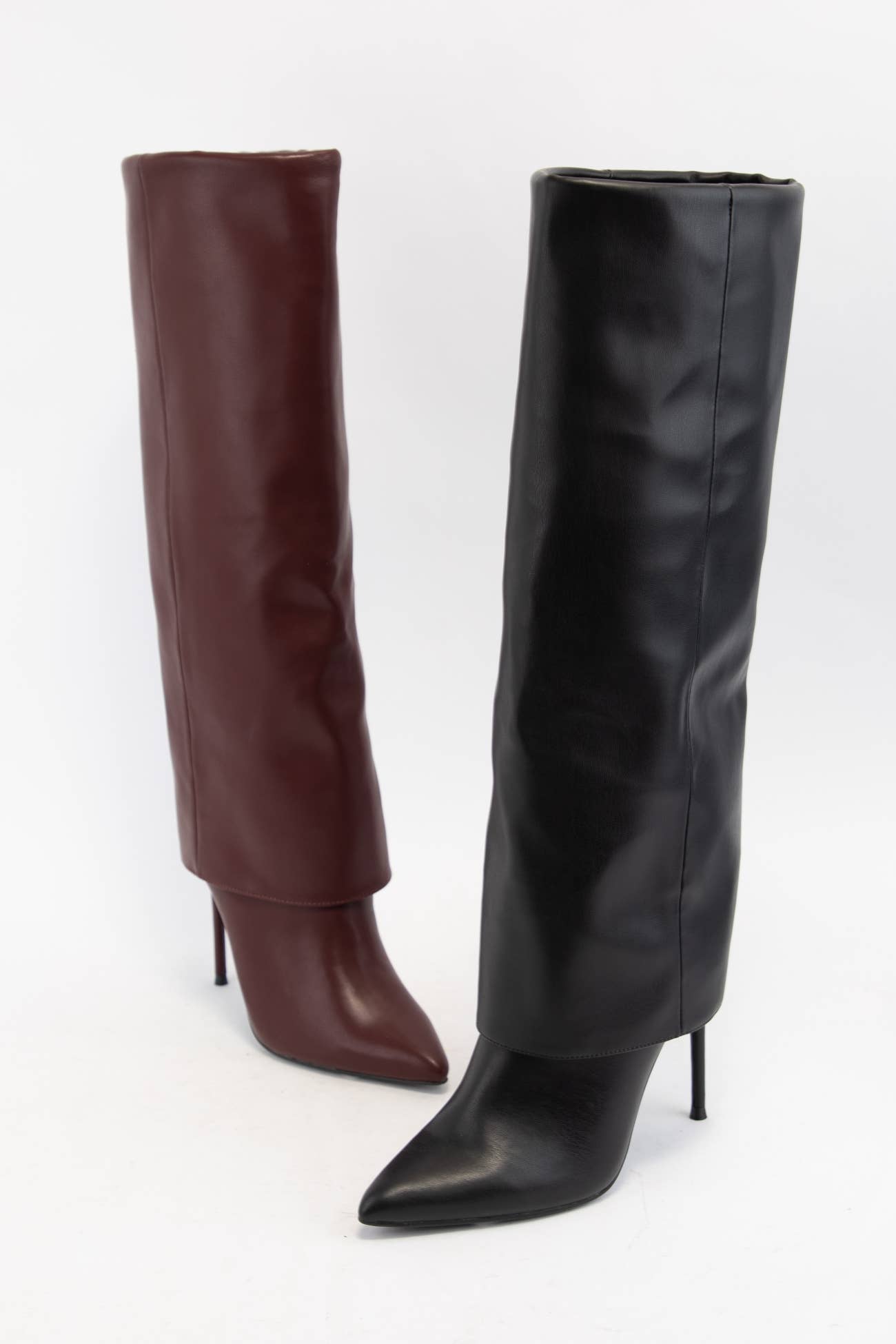 CCOCCI - Vente Bottes – femme - CARINA-01A BOTTES HAUTES À TALON AIGUILLE REPLIABLES2