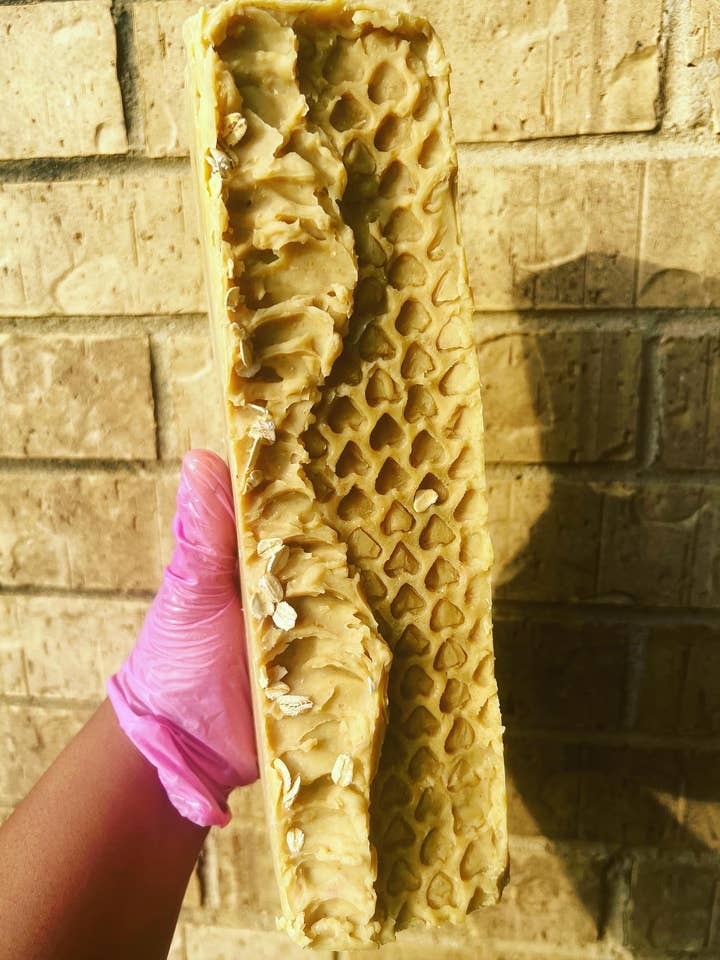 Oatmeal Colloidal Luxury Soap Loaf for wholesale by Bruja Pandora Box LLC