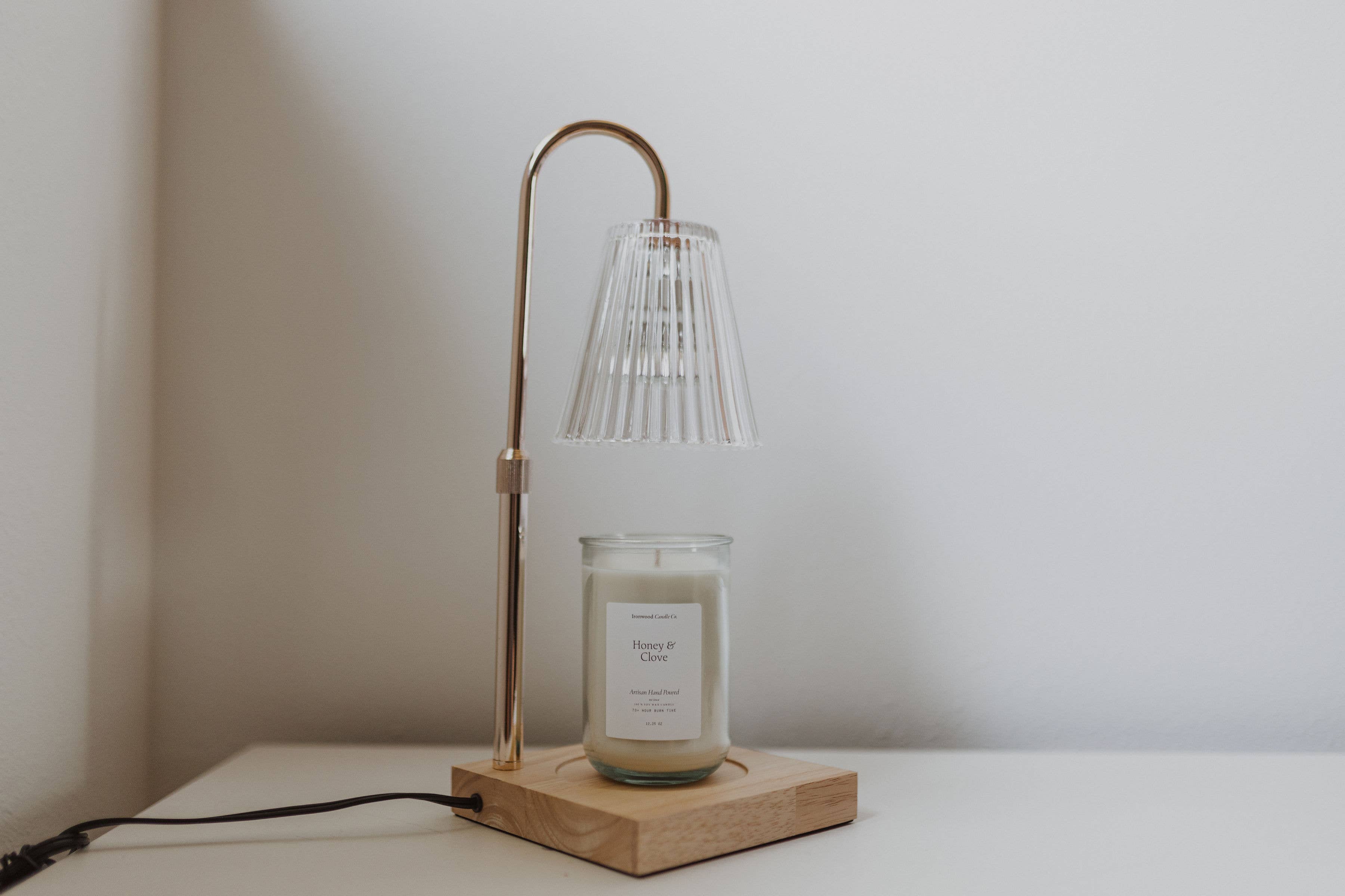 Ironwood Candle Co. - Wholesale Wax Warmer - LAMP CANDLE WARMER - Dimmable, Timer, Adjustable