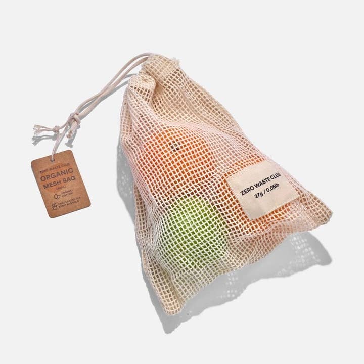 Zero Waste Club Organic Cotton Mesh Produce Bags – 3 Sizes Available for wholesale by Re:gn
