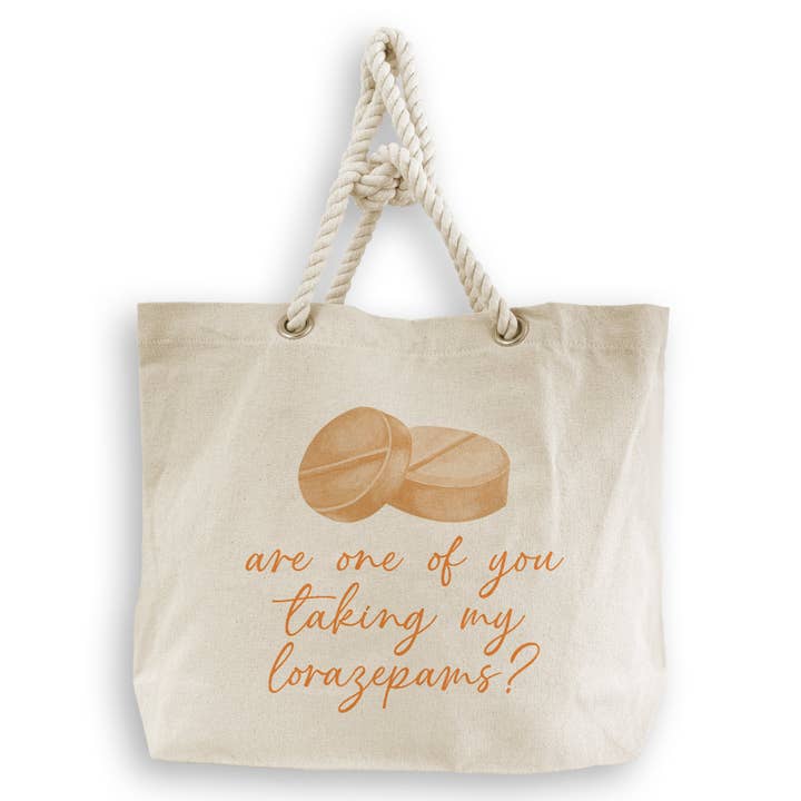 French Graffiti - Wholesale Tea Towel - Taking My Lorazepams6