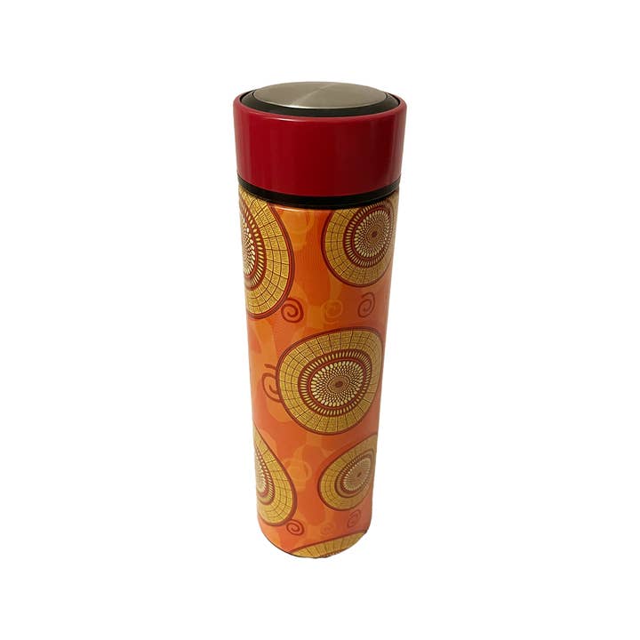 Zulu Print Insulated Water Bottle for wholesale by Gitzell FairTrade