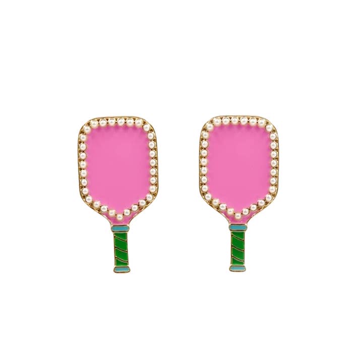 Fan Gear Pickleball Paddle Stud Earrings and other Purchase Wholesale paddle fans. Free Returns & Net 60 Terms on Faire trending on Faire.
