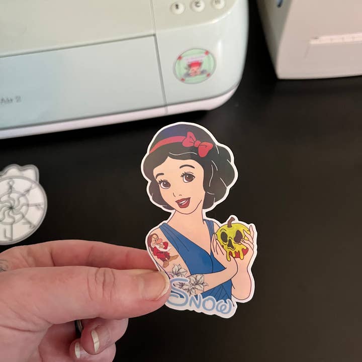 Punk Snow, Vinyl Sticker for wholesale by Graceful Darkness, LLC