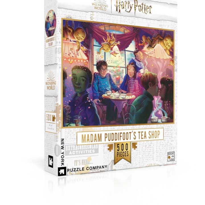 New York Puzzle Company - Wholesale Puzzle - Adult - Madam Puddifoot's Tea Shop - 500 Piece Valentine's Day Jigsaw Puzzle