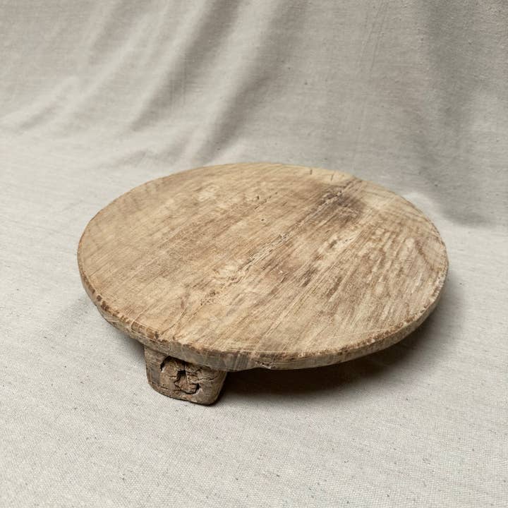 Sandstone & Sage - Wholesale Decorative Tray - Antique Wood Riser - Chapati Board4