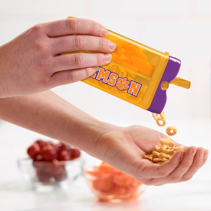 Snack in the Box 2 (12 oz) - Clemson University for wholesale by Kitchen Innovations Inc.