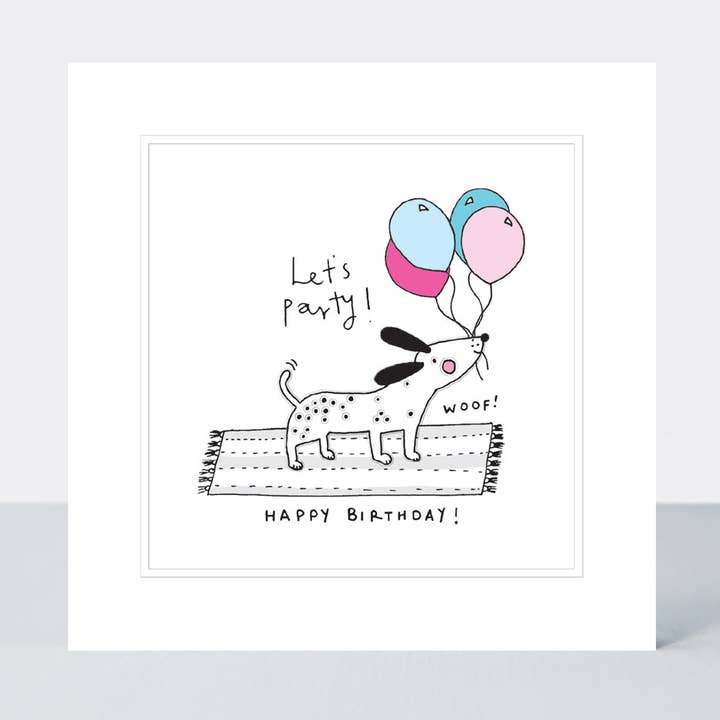 Lomme Raket - Fødselsdag/Hund Med Balloner for engroshandel hos Rachel Ellen Designs