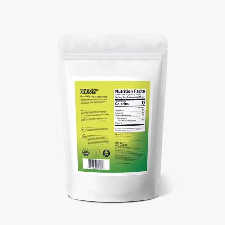Sparkle Wellness - Wholesale Sugar/Sweetener - Organic Allulose1