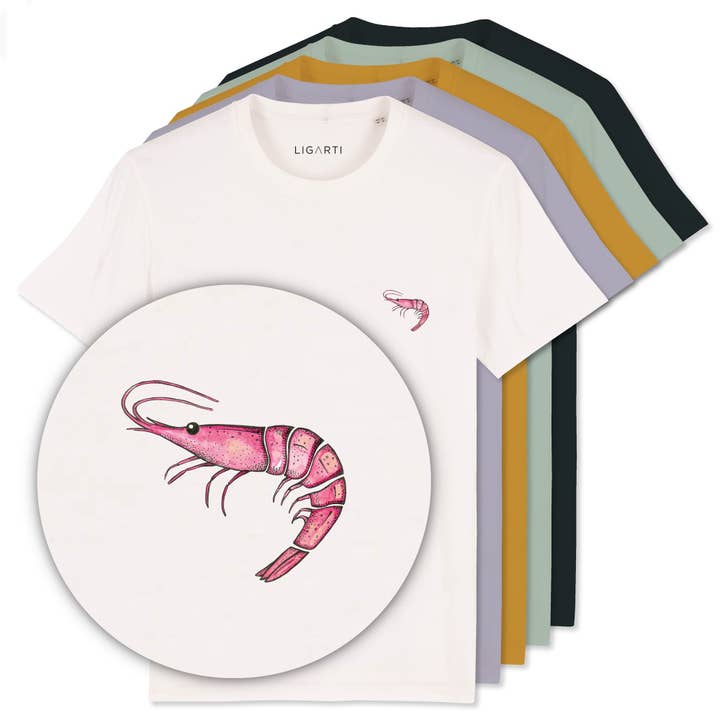 T-shirt – Crevette pour la vente par LIGARTI