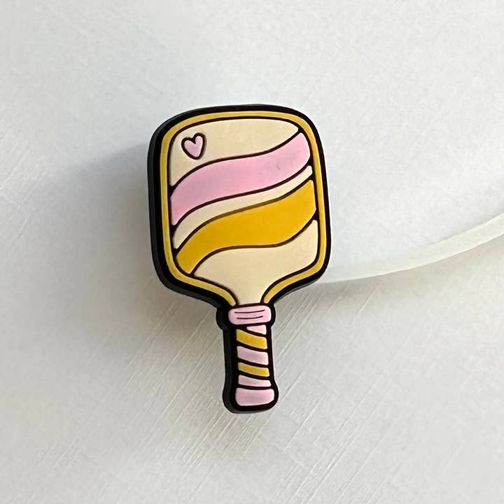 iconic mi - Wholesale Jug - Straw Cover Topper Pickleball Paddle with a Heart 10mm