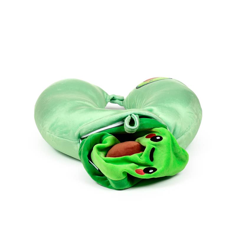 Puckator EU - Wholesale Travel Pillow - Swapseazzz Pedro the Avocado 2-in-1 Travel Pillow & Toy4