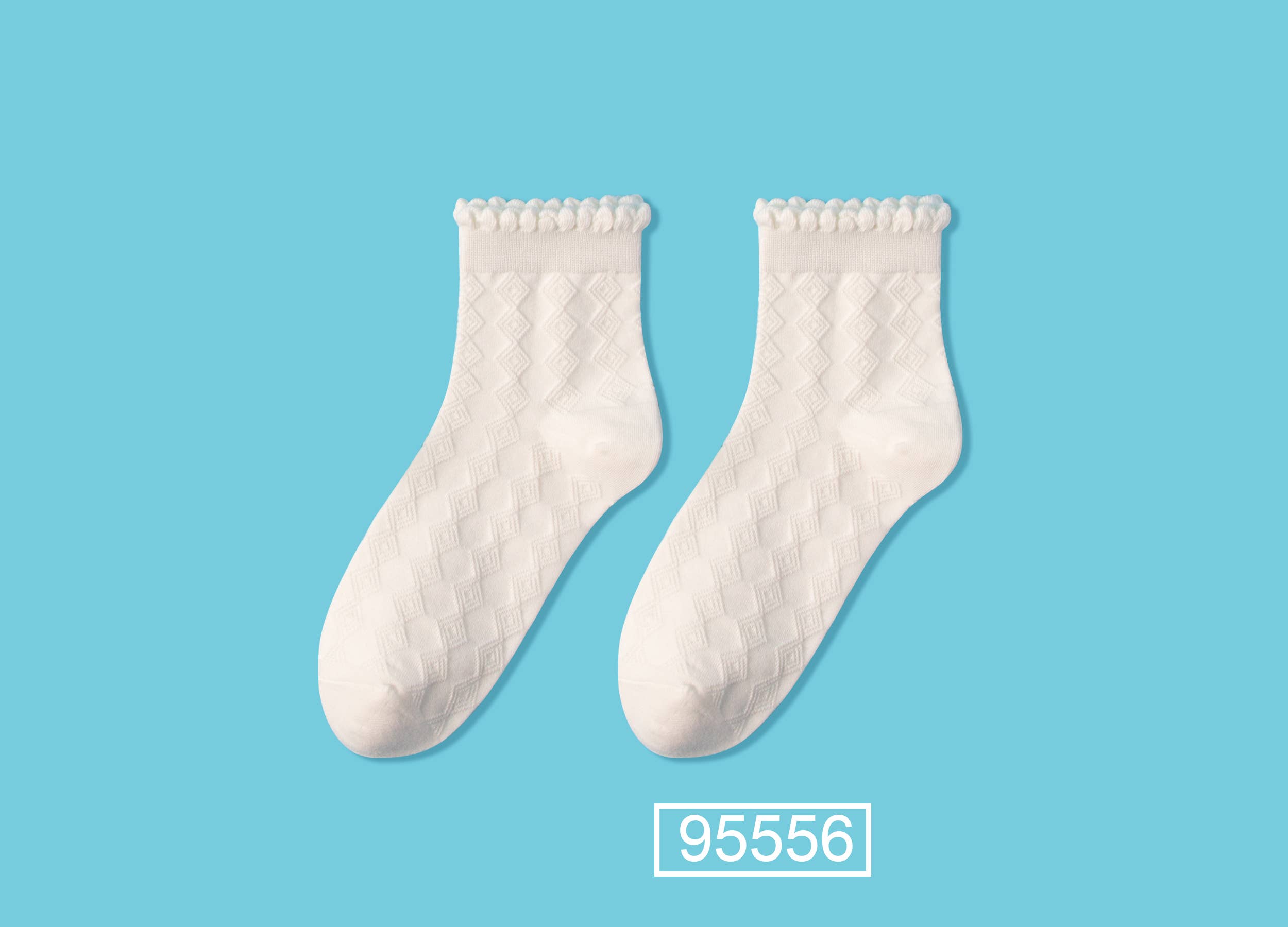 Marc JoJo - Vente Chaussettes – femme - ✨ Chaussettes courtes blanches style vintage Lolita 🕊️🎀12