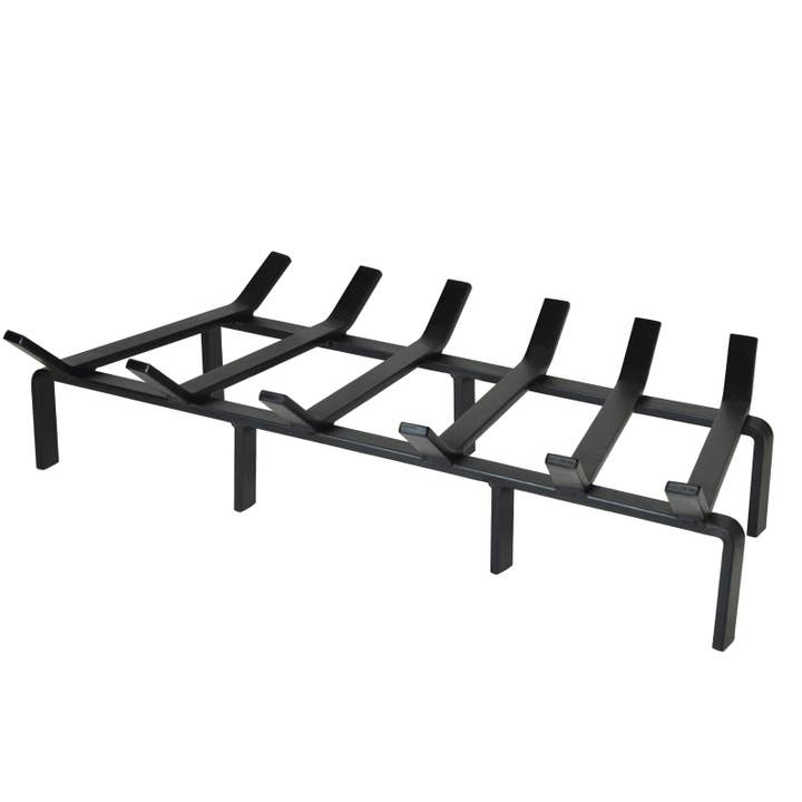27 Inch Heavy Duty Steel Fireplace Grate for wholesale by SteelFreak
