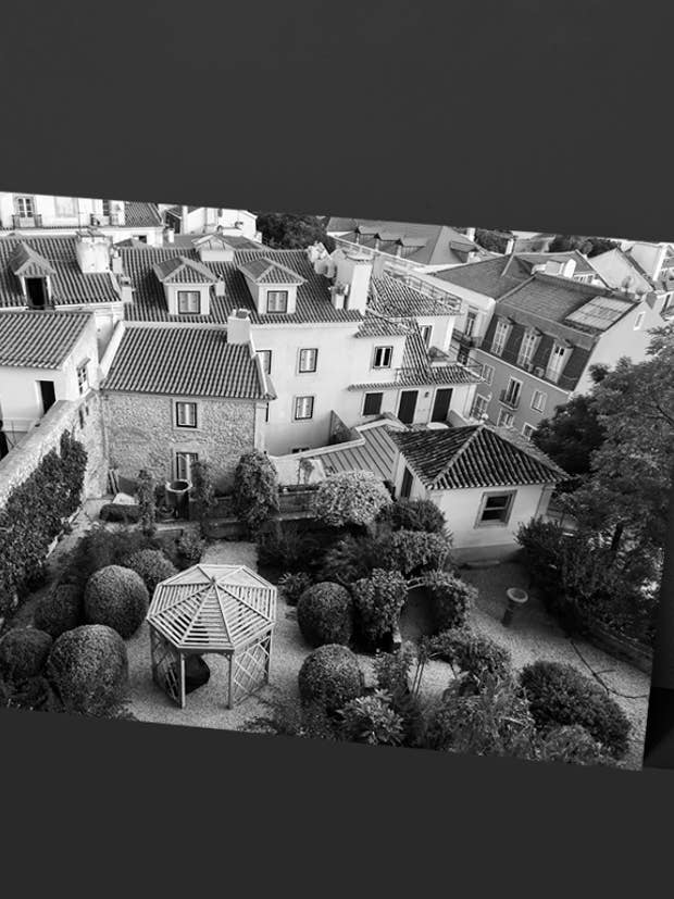 Lisbon / Rooftops 122-222 / Greeting Card for wholesale by Eliot Siegel & The British Art Gallery