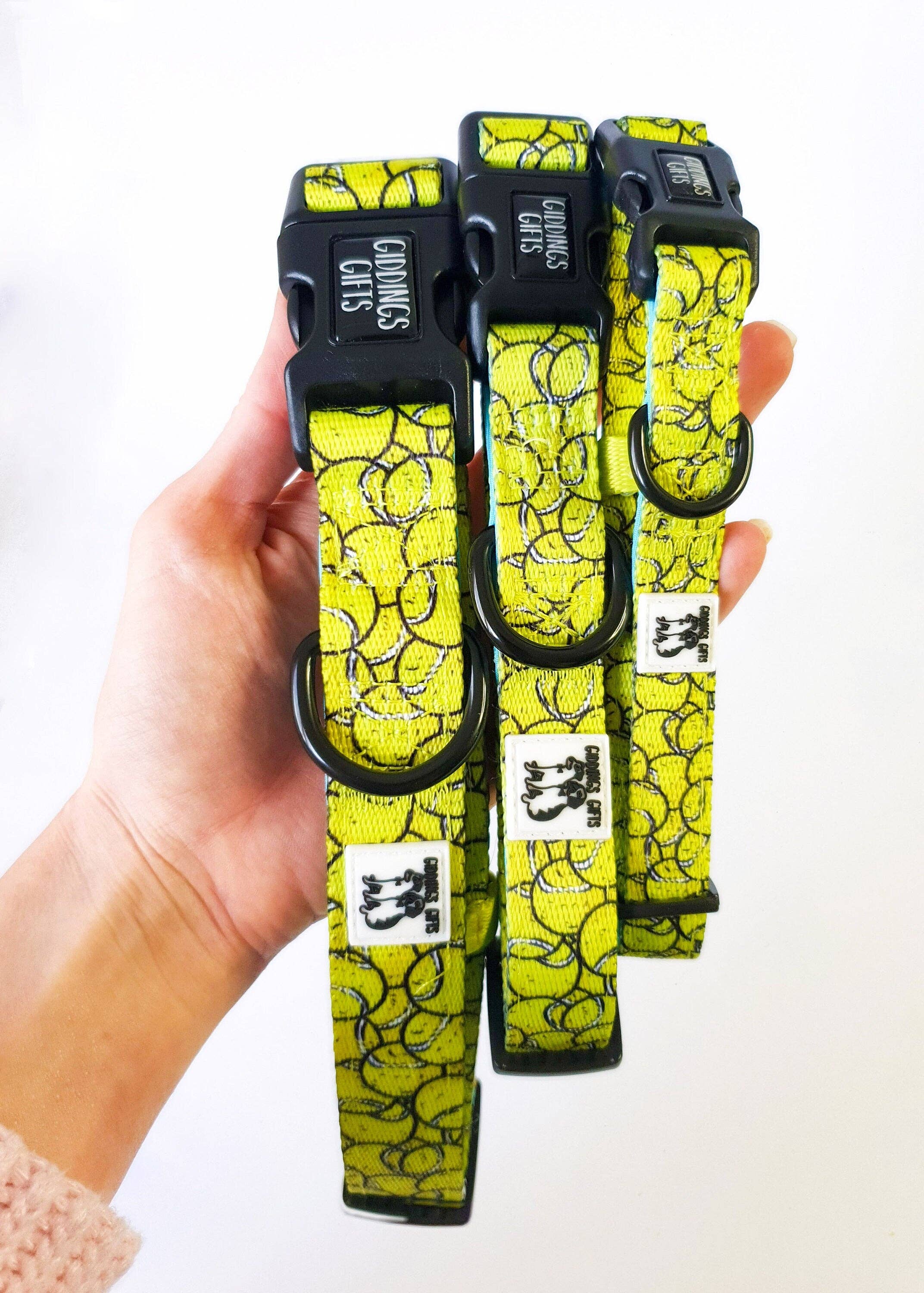 Giddings Gifts - Wholesale Pet Collar - Dog - Tennis Ball Dog Collar8