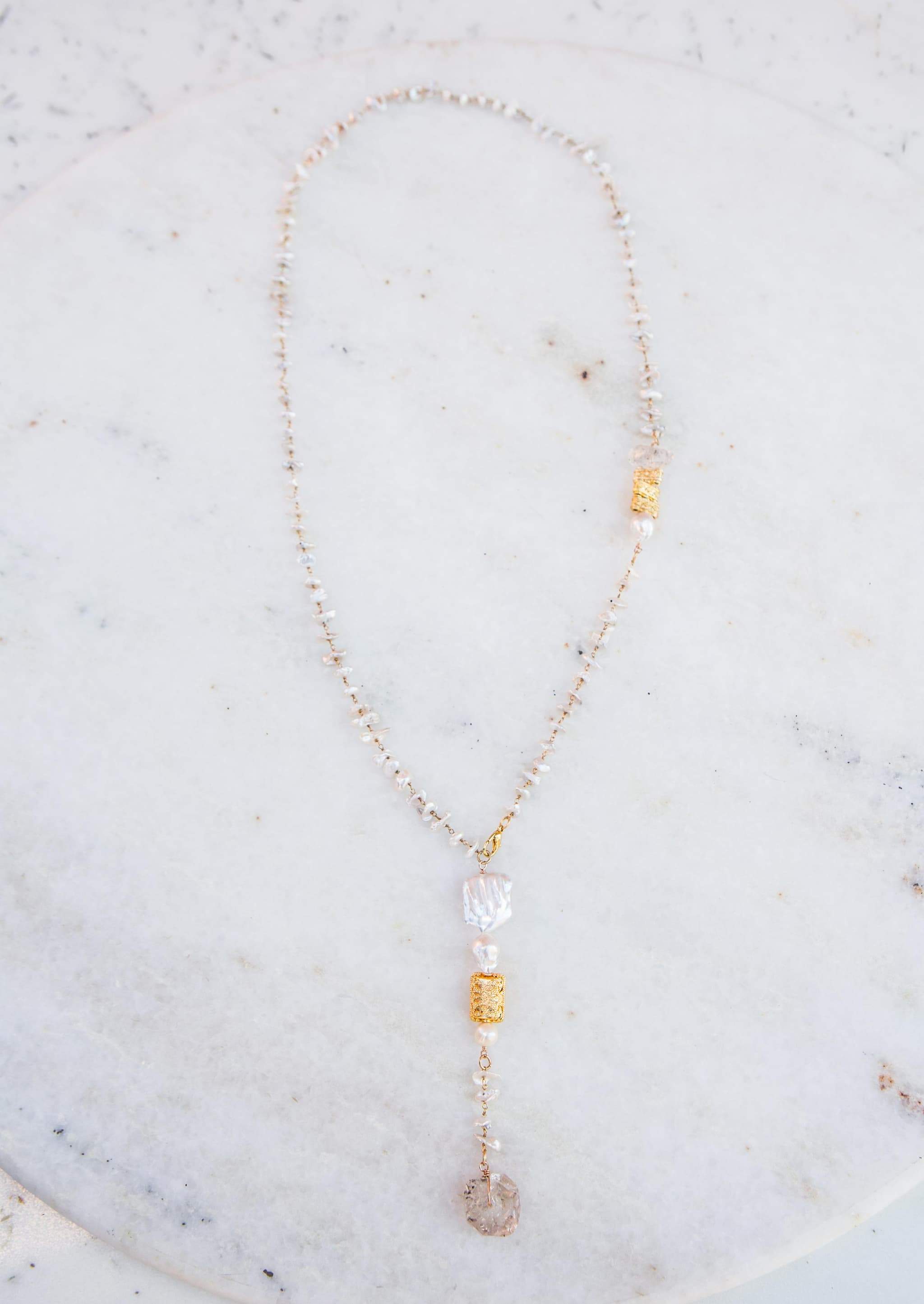 Bittersweet Designs – Engroshandel Lariat/Y-hal halskæde – Forbundet Lariat halskæde1