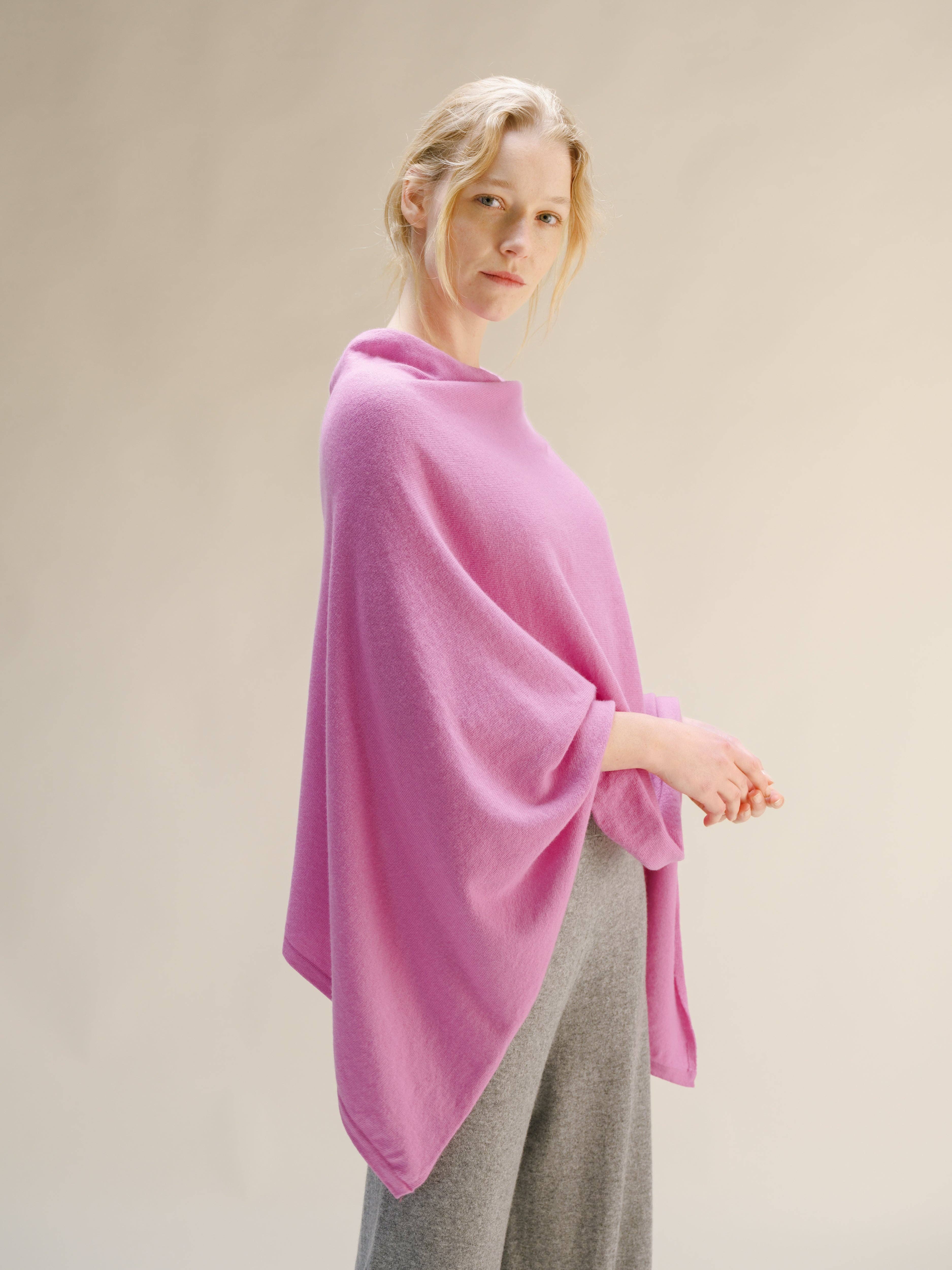 Lèmme - Wholesale Poncho - Women's - Cashmere Mix Asymmetric Poncho18
