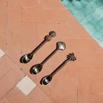 Hippie Monkey - Wholesale Table Spoon (Cutlery) - Gold Coffee Spoon - Shell - Golden Spoon - Hippie Monkey2