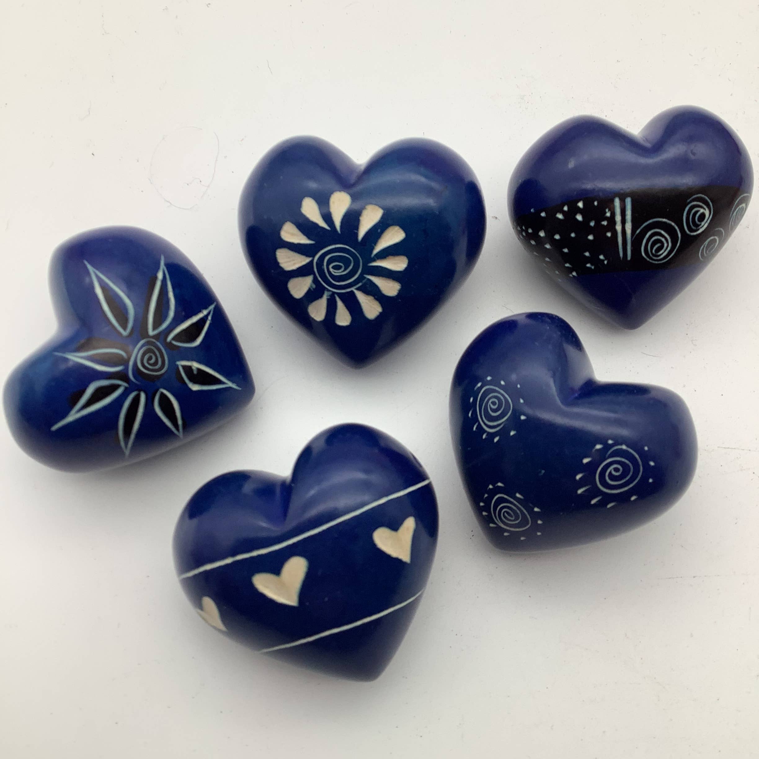 Mondo Trading Company - Wholesale Decorative Tabletop Object - Hearts- Etched- Small-Soapstone5