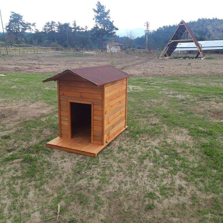 Deholzwart GmbH - Wholesale Pet Outdoor Tent - Dog - Doggy dog houses- brown kennel10