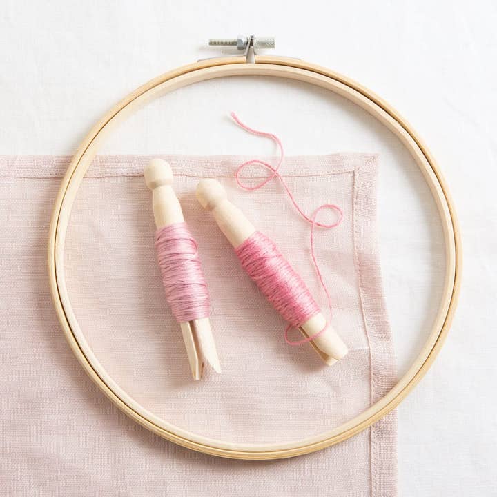 Wool Couture Company - Wholesale Embroidery/Cross Stitch Supplies - Wooden Embroidery Hoop 8 inch