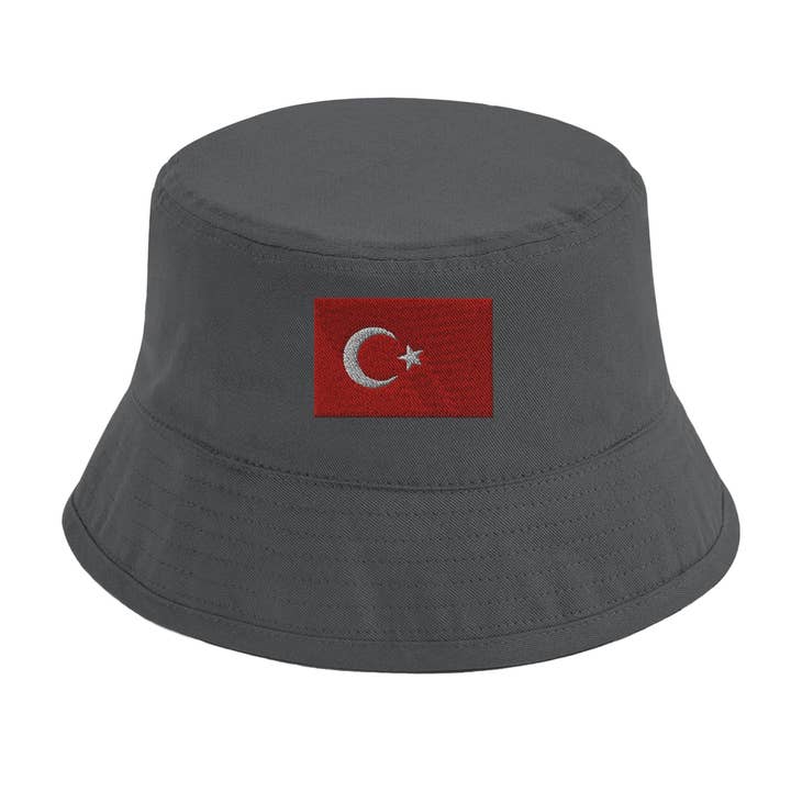 Pixelforma – wholesale Bucket Hat - Unisex – Turkisk flagga Bob hatt