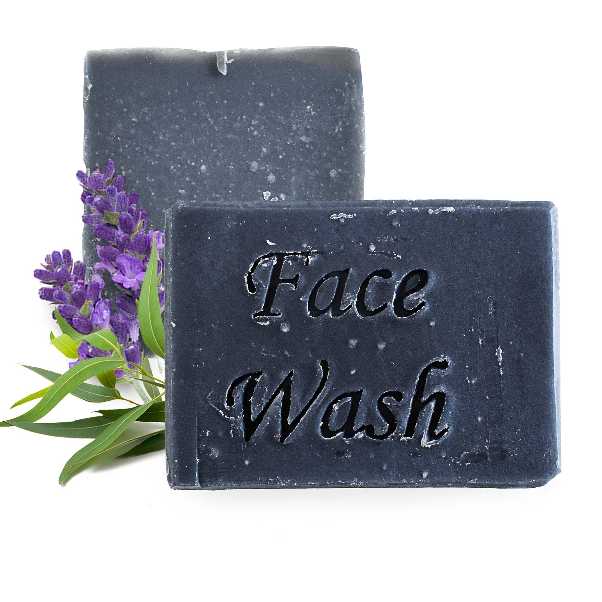 The Natural Spa Cosmetics – wholesale Facial cleanser – Charcoal face Wash - cleansing bar Lavender Tea Tree 1